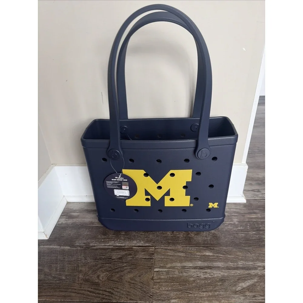 Limited Edition University Of Michigan Baby Bogg Bag Tote Viral UofM Wolverines